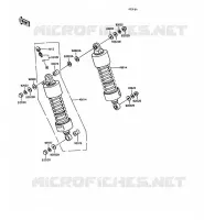 SUSPENSION/AMORTISSEUR pour Kawasaki VN750