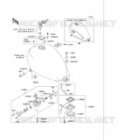 RESERVOIR CARBURANT pour Kawasaki VN750