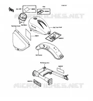 LABEL pour Kawasaki VN750