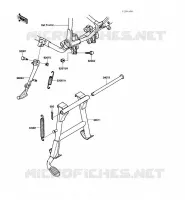 BEQUILLES pour Kawasaki VN750
