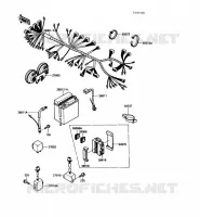 CHASSIS EQUIPMENT ELECTRIQUE pour Kawasaki VN750