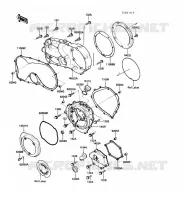 COUVERCLES MOTEUR pour Kawasaki VN750