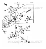D&Eacute;MARREUR pour Kawasaki VN750