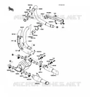 &Eacute;CHAPPEMENT pour Kawasaki VN750