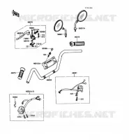 GUIDON pour Kawasaki VN750