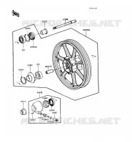 ROUE AVANT pour Kawasaki VN750
