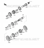 TRANSMISSION pour Kawasaki VN750