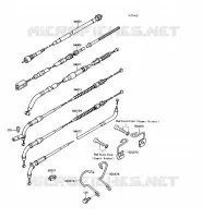 CABLE pour Kawasaki VN750