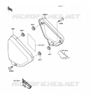 CACHE LAT&Eacute;RAL pour Kawasaki VN750