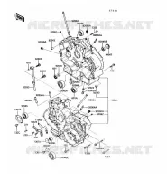 CARTER MOTEUR(S) pour Kawasaki VN750