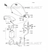 CARTOUCHE pour Kawasaki VN750