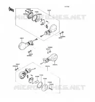CLIGNOTANT pour Kawasaki VN750