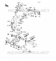 &Eacute;CHAPPEMENT pour Kawasaki VN750