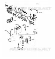 &Eacute;QUIPEMENT ELECTRIQUE pour Kawasaki VN750