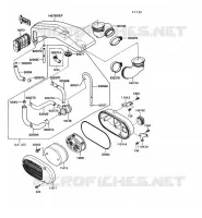 FILTRE &Agrave; AIR pour Kawasaki VN750