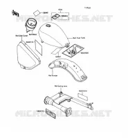 LABEL pour Kawasaki VN750