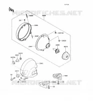 OPTIQUE ZGT00A 009976) pour Kawasaki VN750