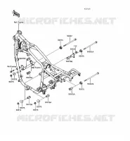 PIECE DE CADRE pour Kawasaki VN750