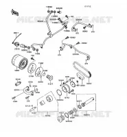 POMPE A HUILE pour Kawasaki VN750