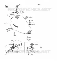 RESERVOIR CARBURANT pour Kawasaki VN750