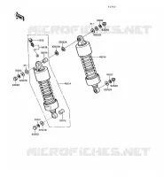 SUSPENSION/AMORTISSEUR pour Kawasaki VN750