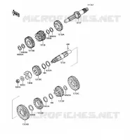 TRANSMISSION pour Kawasaki VN750