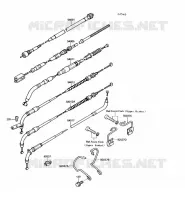 CABLE pour Kawasaki VN750
