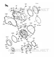 COUVERCLES MOTEUR pour Kawasaki VN750