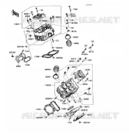 CULASSE pour Kawasaki VN750