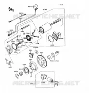 D&Eacute;MARREUR pour Kawasaki VN750