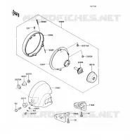OPTIQUE ZGT00A 009976) pour Kawasaki VN750