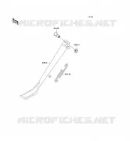 BEQUILLES pour Kawasaki VN800