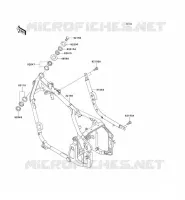 CH&Acirc;SSIS pour Kawasaki VN800
