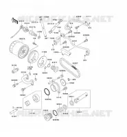 POMPE A HUILE/FILTRE &Agrave; HUILE pour Kawasaki VN800