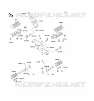 REPOSE PIED pour Kawasaki VN800
