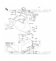 RESERVOIR CARBURANT pour Kawasaki VN800