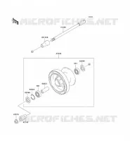 ROUE AVANT pour Kawasaki VN800