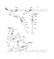 SOUPAPE pour Kawasaki VN800
