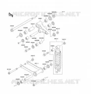 SUSPENSION/AMORTISSEUR pour Kawasaki VN800