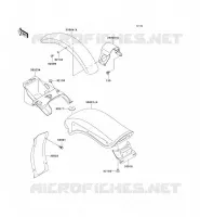 GARDE BOUE pour Kawasaki VN800