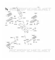 REPOSE PIED pour Kawasaki VN800