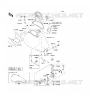 RESERVOIR CARBURANT pour Kawasaki VN800