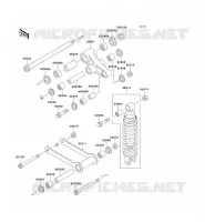 SUSPENSION/AMORTISSEUR pour Kawasaki VN800