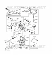 CARBURATEUR pour Kawasaki VN800