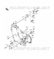 PIECE DE CADRE (COUVERTURE) pour Kawasaki VN800