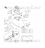 RESERVOIR CARBURANT pour Kawasaki VN800