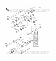 SUSPENSION/AMORTISSEUR pour Kawasaki VN800