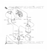 SYSTEME D'EVAPORATION CARBURANT pour Kawasaki VN800
