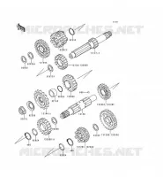 TRANSMISSION pour Kawasaki VN800