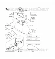 RESERVOIR CARBURANT pour Kawasaki VN800
